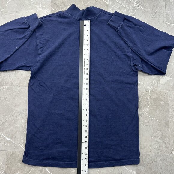 Vintage Wilson Mock Neck Shirt Mens Large Long Sleeve Baseball Pro 5000 - Picture 12 of 13